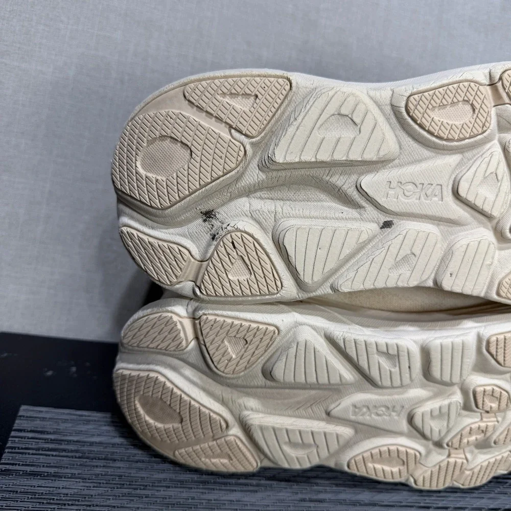 Hoka Clifton 9 Shoes - Women's 9.5 - Vanilla Birch Beige Running 1127896-VCH